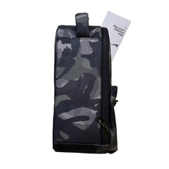 NEW Nike Camo Insulated Lunch Bag Black & Gray 6 Liter Easy Clean Zip 9A2747 K11