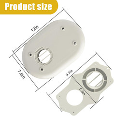 SP20285 Horizontal Vent Termination Kit with Screws for Tankless Gas Water Heate