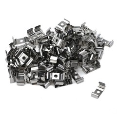 100PCS Iron Silver 0.90″ Length T5 Clips, T5 Light Clips, Bracket Hanger for …