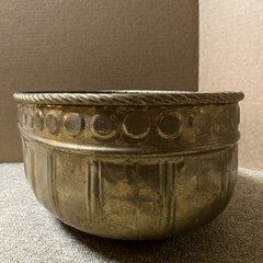 Vintage Brass Indoor Oval Planter 15” Long 6” Tall 10.25” Wide Big & Beautiful