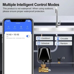 Smart WIFI & Bluetooth Water Valve for Home Automation – Compatible with Alexa