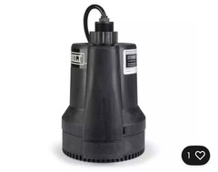 Everbilt 1/6 HP Plastic Submersible Utility Pump NEW OPEN BOX