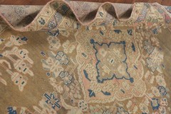 Vintage Traditional Rug 4×6 Hand-knotted Wool Geometric Carpet for Any Room