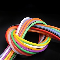 Food Grade High Temp Silicone Tube Flexible Rubber Pipe Various Colors & Sizes
