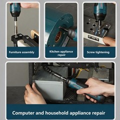 44 in 1 Cordless Electric Screwdriver 1300mah Rechargeable Adjustment Power Dril