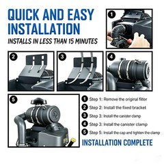Air Filter Upgrade Kit Compatible with Kawasaki FR651V FR691V FR730V Mowers