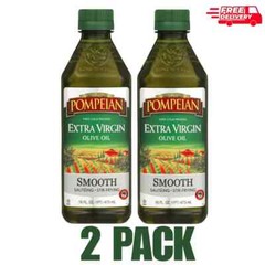 Pompeian Smooth Extra Virgin Olive Oil – 16 fl oz Pack Of 2 With Free Shipping