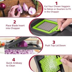 13-In-1 Professional Vegetable Chopper Cutter Food Onion Veggie Dicer Slicer