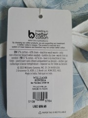 Williams Sonoma Set of 4 PRIMAVERA JACQUARD Napkins Blue Bell NWT