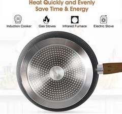 30 Piece Cookware Set Pots and Pans Set Kitchen Granite Non Stick Bakeware Set
