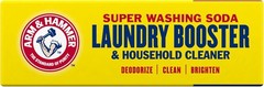ARM & HAMMER Super Washing Soda Household Cleaner and Laundry Booster, 55 oz Box