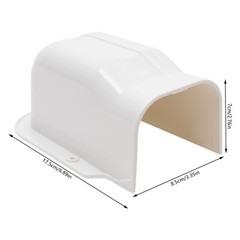 3″W 15Ft L Air Conditioner PVC Line Cover Kit For Air Condition Duct Protection