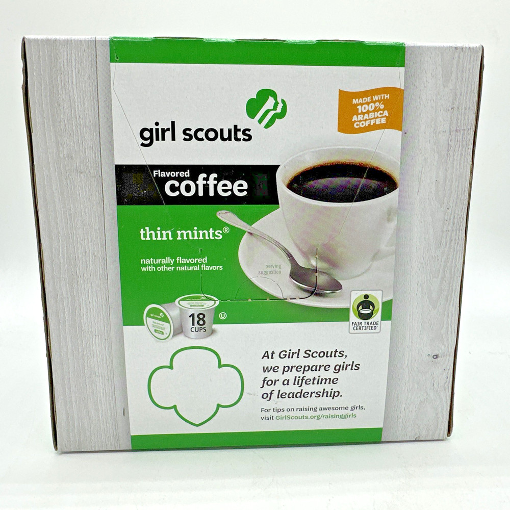 Girl Scouts Thin Mints ORIGINAL Keurig Single Coffee Cups BB 2021 Discontinued