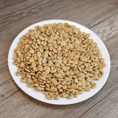 Dried White Hyacinth Bean White lablab bean Bai bian dou 1lb and 0.5 lb九龍堂 炒白扁豆