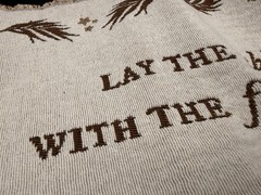 RARE Taylor Swift Tolerate It Woven Table Runner Official Evermore Holiday Merch