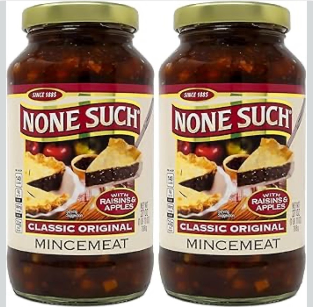 None Such Mincemeat with Raisins & Apples Pack of 2, 27 oz Jars