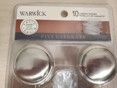 Warwick Satin Nickel 1 1/4″ Cabinet Knob Pull ~ 10 Pack ~ Contemporary Style