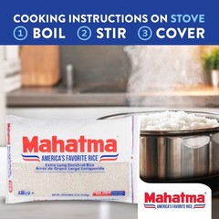Mahatma Enriched Extra Long Grain White Rice 20 lb Bag