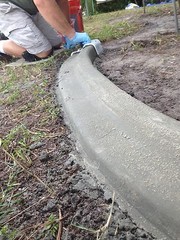 Custom curbing concrete edging landscaping DIY The original Curb It Yourself