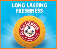 3-Pack Arm & Hammer Odor Busterz Balls Eliminates Odors For 60 Days, Orange*