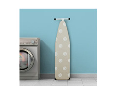 Full‑Size T‑Leg Ironing Board – , Adjustable Height, Steel Frame, Thick Padded