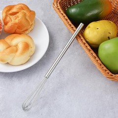 Small Whisk, 9.8in Stainless Steel Whisk Tiny Skinny Whisk for Cooking