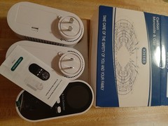 5-in-1 Carbon Monoxide Detectors Natural Gas Leak Detector 3 Pack New