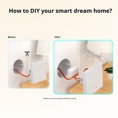 3 Pack SONOFF Smart Zigbee Light Switch No Neutral Wire Required Two-Way Control