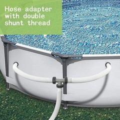 Pool Hose Connector 1.5″ to 1.5″ T-Joint Pool Hose Adapter for Filter Pumps &