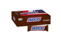 SNICKERS Nougat Chocolate Bars Bulk Pack (1.86 oz, 48 Count)