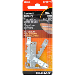 Hillman Steel 2-lb Capacity Sawtooth picture hangers 6 – Pack
