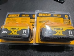 2X New Dewalt DCB206 20V Max XR 6.0Ah Lithium Ion Batteries Li-ion US-seller