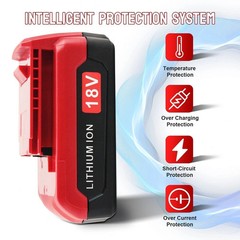 2Pack 18 Volt 8.0Ah Battery for Porter Cable 18V PC18BLX PC18BL OR Charger