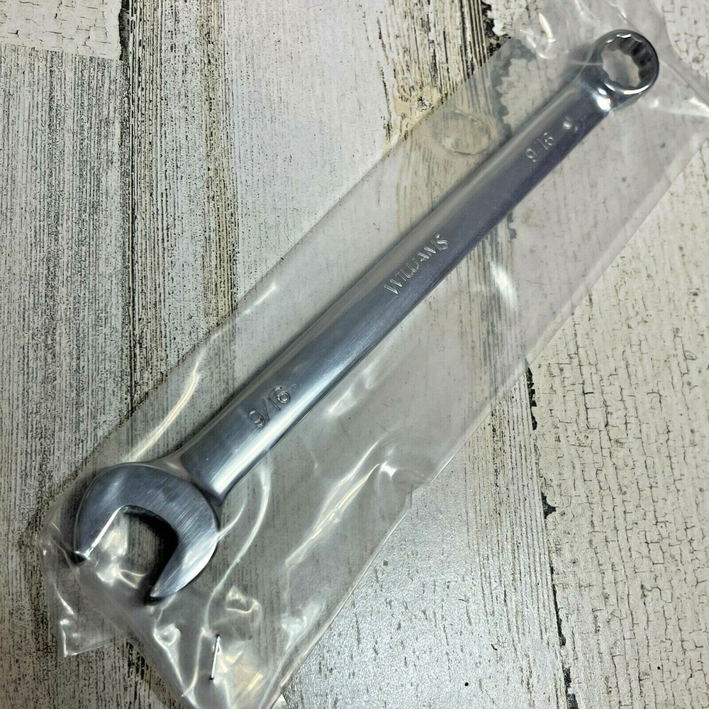 New WILLIAMS 9/16″ Combination Wrench SAE 12 pt Hi-Polish – 11218 – 8.5″ Long