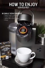 Java House Cold Brew Coffee Concentrate Single Serve 1.35 Fl Oz (Pack of 6)