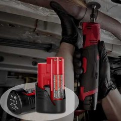 2 Pack 12V 3.0Ah for Milwaukee M-12 Lithium-ion Battery 48-11-2425 48-11-2420