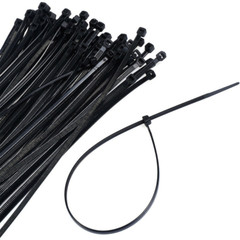 100Pcs 18″ Cable Ties Heavy Duty 150 LBS Ultra Nylon Wrap Wire Zip UV Resistant