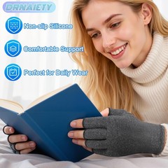 2 Pairs Arthritis Compression Gloves- for Hand Arthritis, Carpal Tunnel Pain,