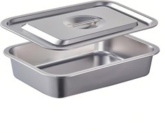 Lasagna Baking Pan with Lid 11×14 Inch Extra Deep 7.4QT Stainless Steel Oven …