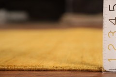 Yellow Modern Oriental Area Rug 5×8 Hand-knotted Wool Carpet for Any Room