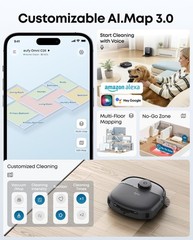 eufy All-in-One Robot Vacuum and Mop Combo C28 with solution, 15,000 Pa Suction
