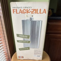Stainless Steel Silver, Wemco Flask 64 oz Hand Wash Only