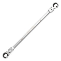 16pcs 6-22mm Flex-Head Ratcheting Wrench Combination Ratchet Spanner Tool Set