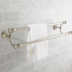 Bestseller Pottery Barn Mercer Double Towel Bar Polished Nickel