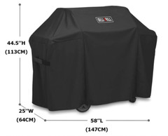 7130 Grill Cover Fits Weber Genesis 300 Series, Heavy Duty Outdoor Grill Cover