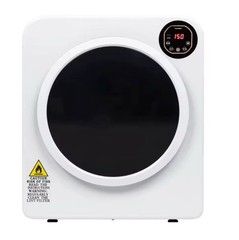 Portable Electric Condenser Dryer, White, Door Window, 23.42×20.08×26.81″