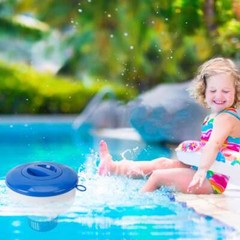 Floating Swimming Pool & Spa Chlorine Bromine Dispenser Holds 3″ Tablets 7″ High