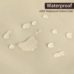 Upgrade Waterproof Garden Patio Furniture Cover Rectangular Table Dust Protector
