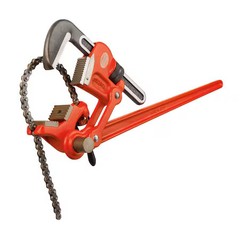 Ridgid 31385 33″ Compound Leverage Wrench, 6″ Pipe Capacity, Red