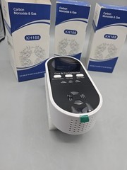 New 3 Lot 5-in-1 Carbon Monoxide Detectors Natural Gas Leak Detector 3 Pk KH168